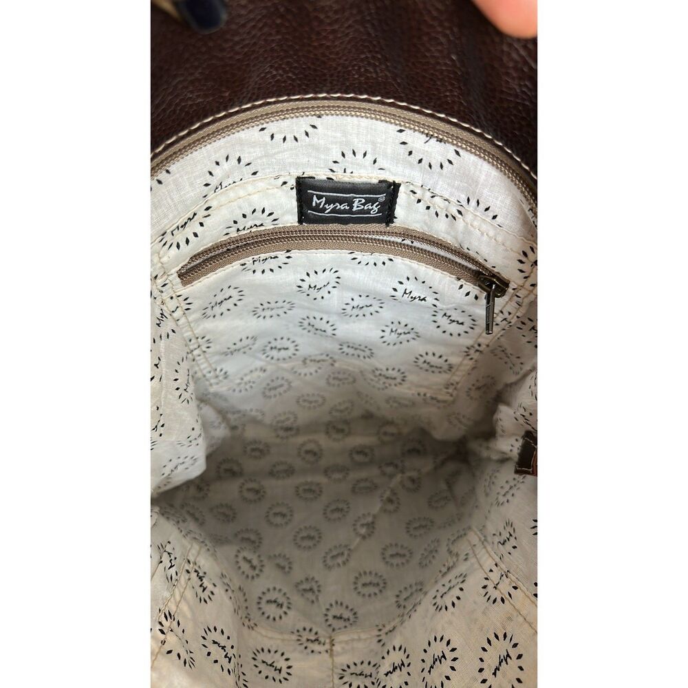 Myra Bag NWT Beautiful Handcrafted "Ferric” Fur & Emboss-Leather Handbag - Picture 14 of 14